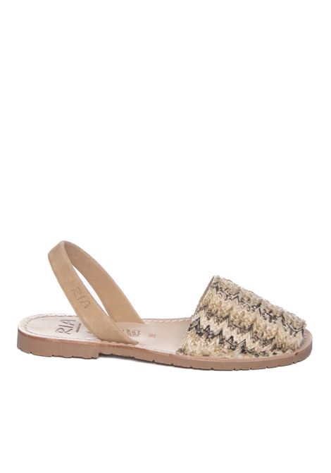 Multi flat sandal RIA MENORCA | 27062CAMEL-ANTEC/6482